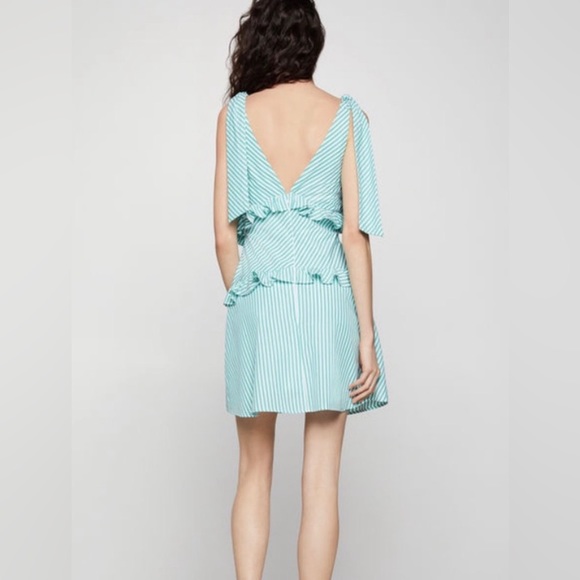 NWT BCBGeneration Tie Shoulder Mini Dress - Picture 4 of 14